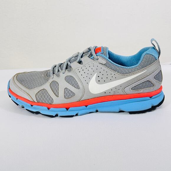 Nike Sneakers Womens 10 Running Shoes Grey Blue Flex Trail Shield 537696-004 - Picture 10 of 10